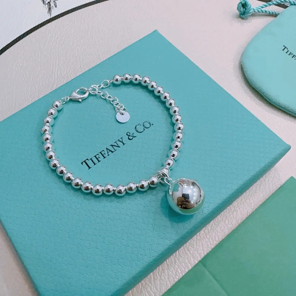 Tiffany & Co. Silver Beaded Bracelet